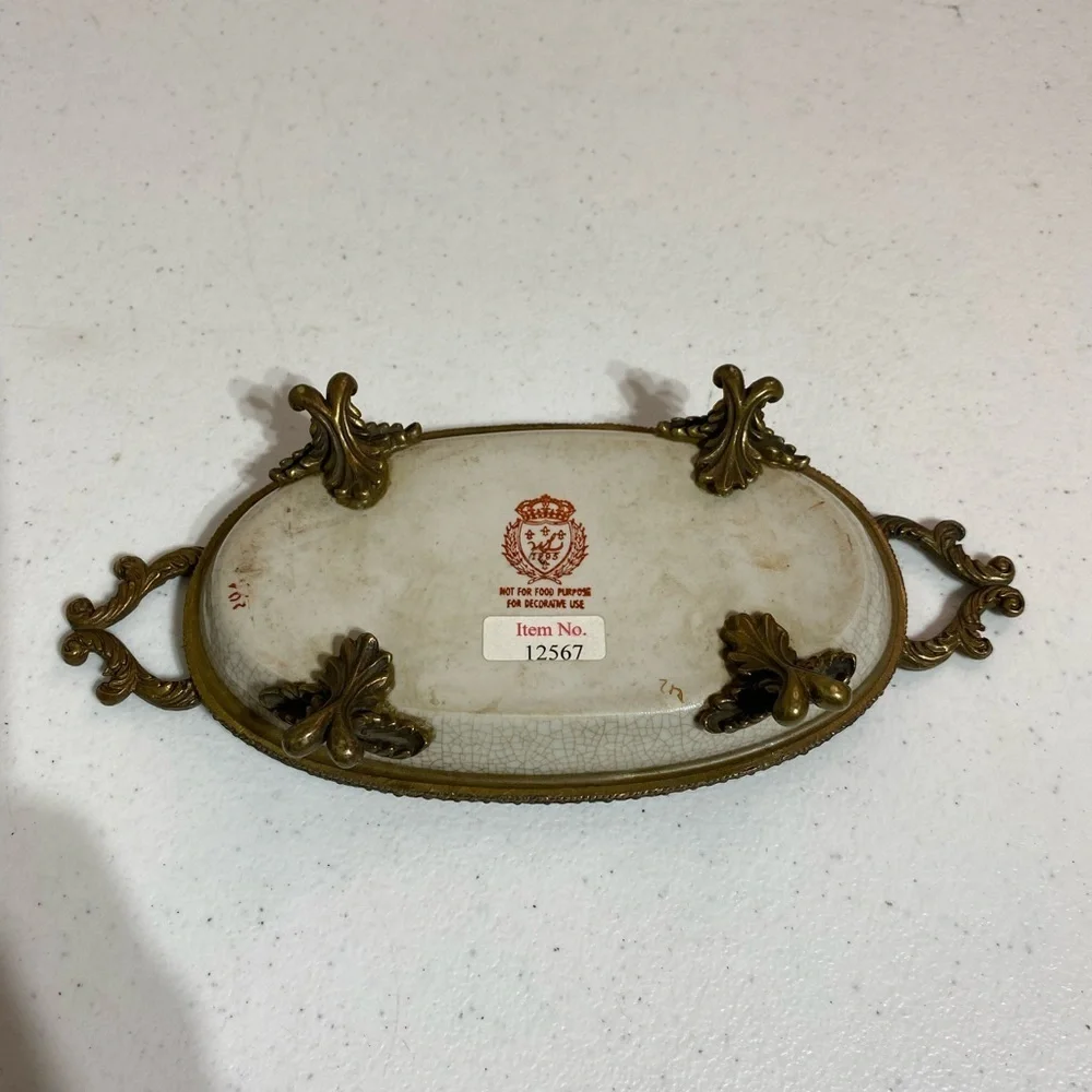 Kings Court Small Serving Dish Ormolu Dish Collections